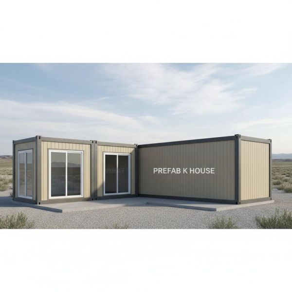 Luxury Prefabricated House Villa Glass Curtain Wall Light Steel Frame Modern Design Turnkey Prefab Residential Home