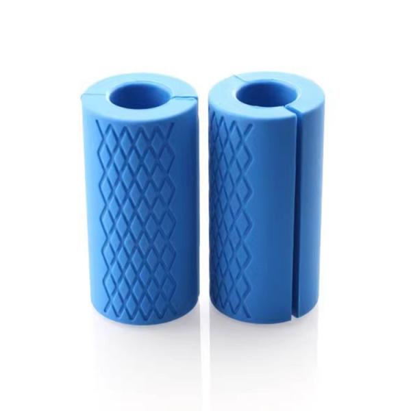 Silicone Rubber Barbell Grips For Weight Lifting Cable Attachments & Fitness Training