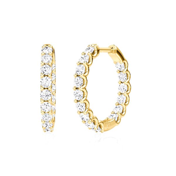 925 Sterling Silver Fine Jewelry Hoop Earrings Perfect for Any Occasion