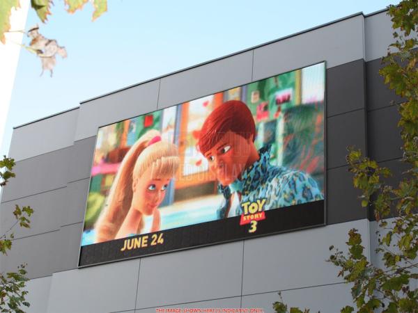 Outdoor Advertising LED Displays 12.8mm P6.4mm P5.3mm Pixel Pitches Available LED Display