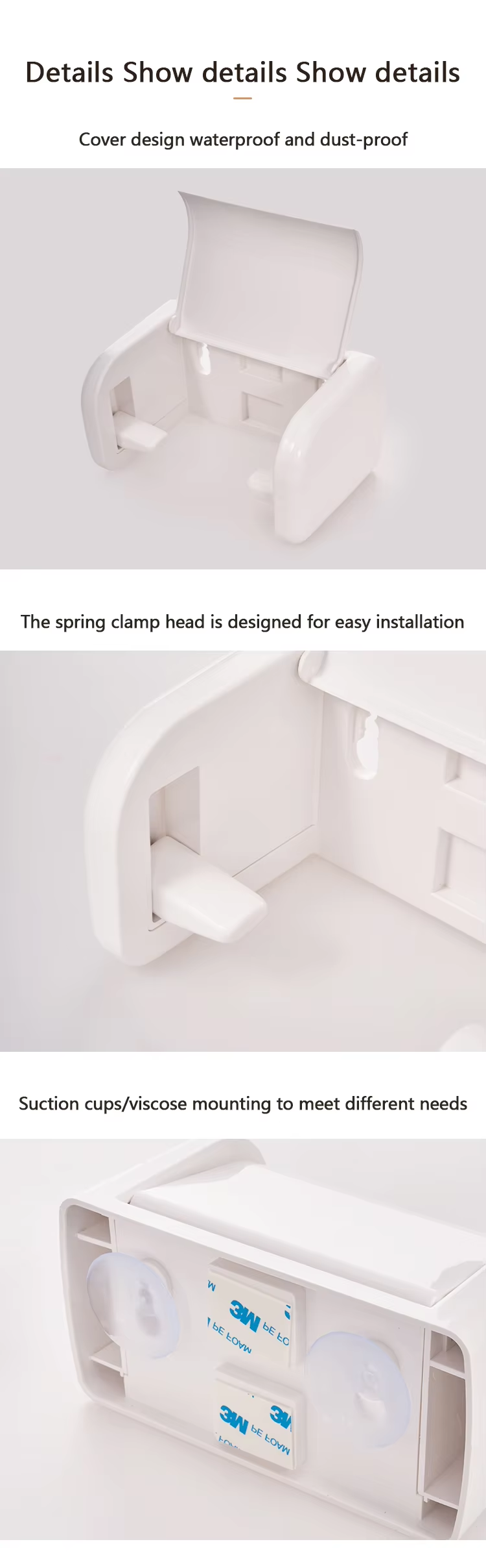 Porte-serviettes en papier pour le stockage de serviettes montées sur le mur, accessoire ménager pour les cuisines, salles de bains et toilettes.