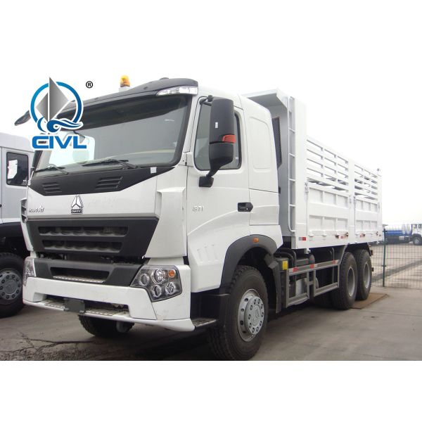 SINOTRUK 6 x 4 Howo A7 Heavy Duty Dump Truck 371hp Front  Hyva Lifting 30T