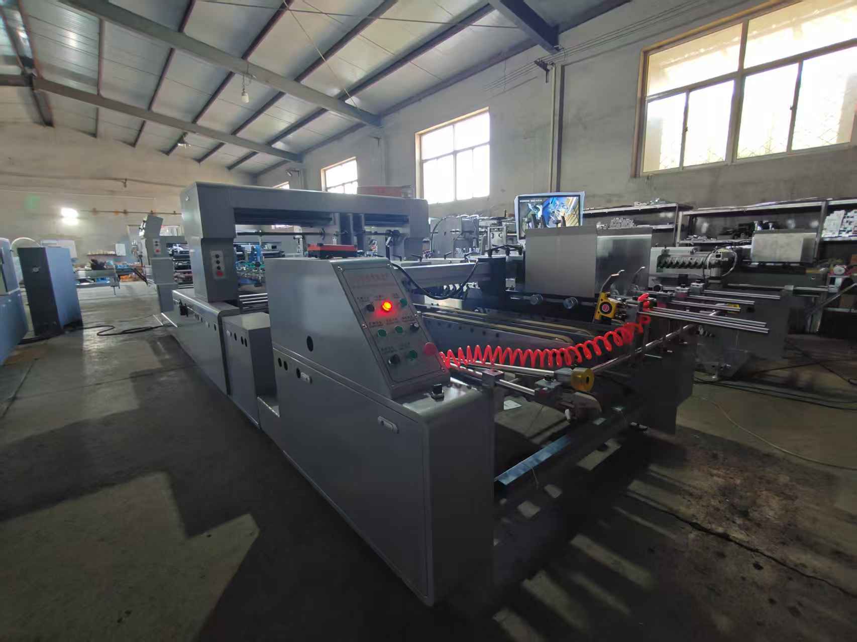 PT-A1250 Fully Automatic Double-correction Model Box Folding Gluing Machine with 0-300m/min Speed