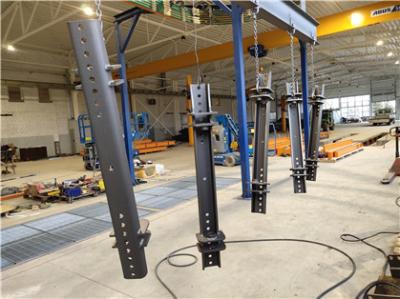 Forge des pièces nettoyant la machine de grenaillage de caténaire pour la pelle en acier