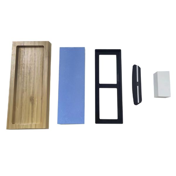 Double-sided Ceramic Bond White Corundum Whetstone Knife Sharpening Stone for Household