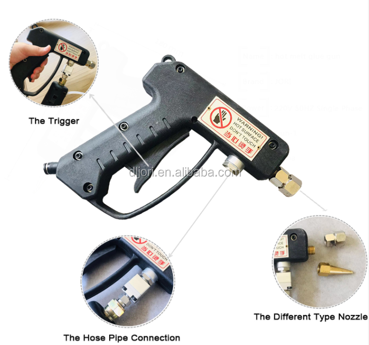 Independently controlled Heating Element Hot Adhesive Melt Glue Gun