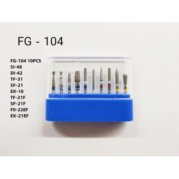 FG высокоскоростное полирование вращающийся бур хирургический устойчивость сталь зубной бриллиантовый бур