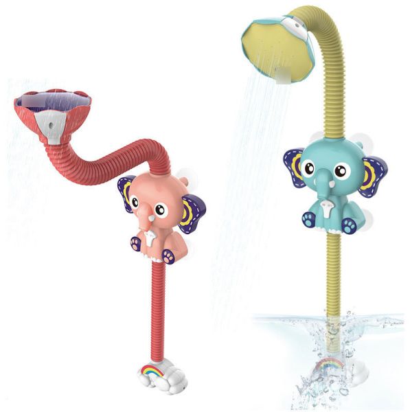 DUCK Style Electric Elephant Shower Cloud Spray for Children's Bathroom and Swimming Toy