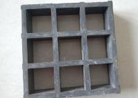 Panneaux discordants de fibre de verre noire, résistance de dérapage de bandes de roulement d'escalier de fibre de verre