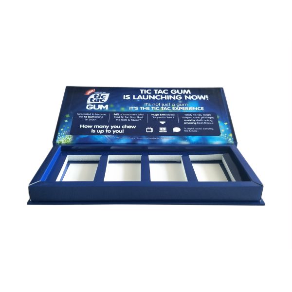 Full Color Printing Magnetic Lid Gift Box , Candy Packaging Flip Top Magnetic Box