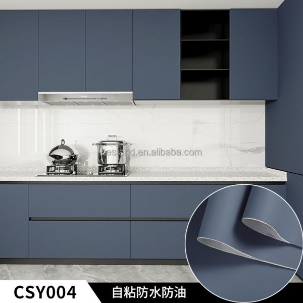 Appartement papier peeling et collage auto-adhésif pour la cuisine armoire de porte film de rénovation bandes motif à carreaux