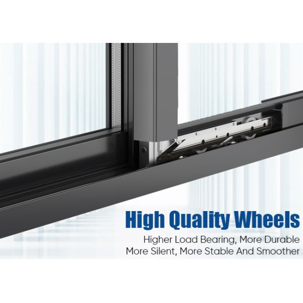 Energy-Efficient External Aluminium Sliding Doors with Thermal Break System and Low-E Glass