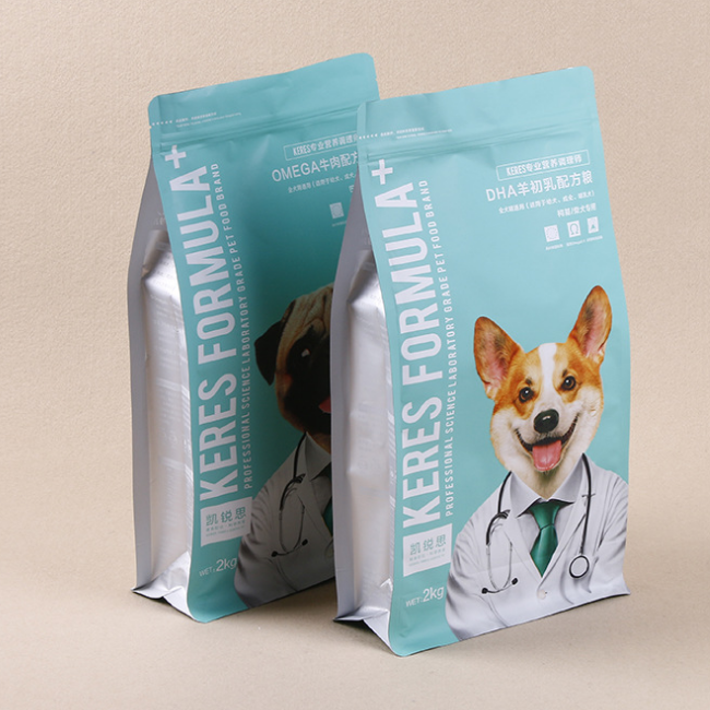 Composite Zipper EightSide Seal Food Packaging Bag For Pet