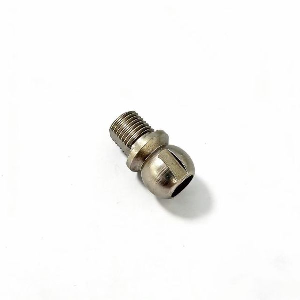 Nickel Matt Finish Brass Accessory M10x1 Thread 13x23 For Lighting Fixtures