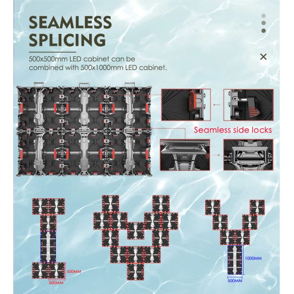 Alisen Rental LED Display High Definition Para Eventos Auto Show Casamento