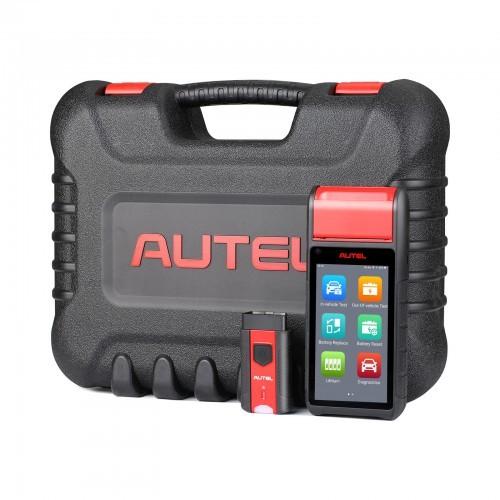 Touchscreen Battery Tester Auto Electrical System Analyzer Autel MaxiBAS BT608E OBD2 Scanner Built-In Printer for 12V
