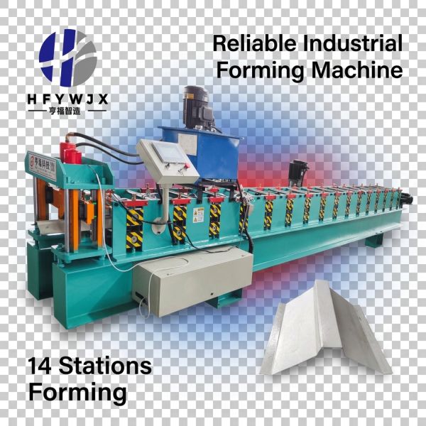 Stable 460 Ridge Cap Machine With PLC Control 14 Rows Forming Stations And Gear Transmission