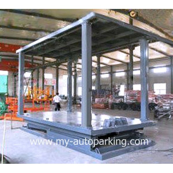 Underground Garage Double Deck Pit Design Scissor Parking Lift System