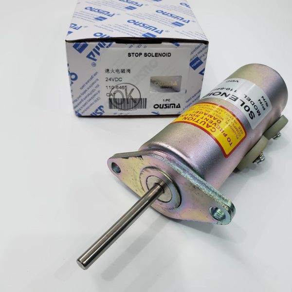 OUSIMA 110-6465 1106465 24V Flame out Solenoid Stop Solenoid Cut off Solenoid For  Excavator Part