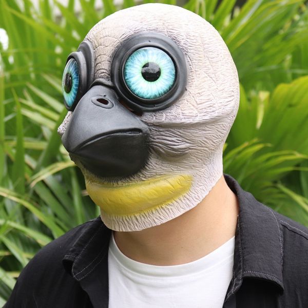 Latex Material Fantasy Mask for Masquerade Balls and Theatrical Productions One Size Fit Most