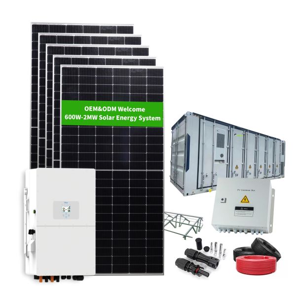 5kw All in One Solar Energy System Set Complete Roof Mounted Solar Power Kit for Home Use Renewable Energy