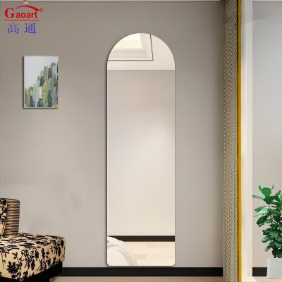 Espelho de parede moderno com vidro inquebrável Moda Casa Decorativa Banho Espelho montado