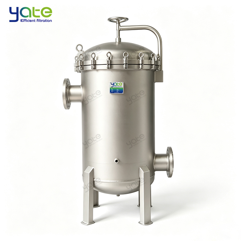 Easy Bag Change Multi Bag Filter Housing Electronics Ultrapure Water Wafer Cleaning Chemical Liquid Filtration