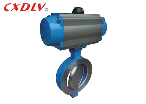 Válvula de borboleta da água do aço carbono A216 WCB fora de 300LB pneumático 150LB