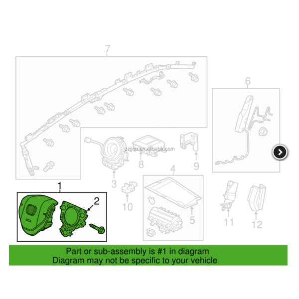 OE77810-TR6-A90ZA Suitable for Honda Civic Main Driving Central Control Parts 2013-15