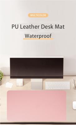 Slip Resistant PU Leather Mouse Pad Mat Multicolor OEM ODM