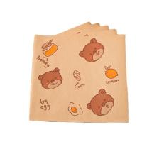 Fast Food Hamburger Greaseproof Wrapping Paper Recycled Pulp Material