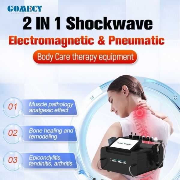 Portable Shockwave Device Osteoporosis Treatment Pneumatics Shockwave Therapy Machine