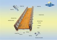 200 Type Prefabricated Steel Bailey Bridge With Galvanized Or Painted Surface