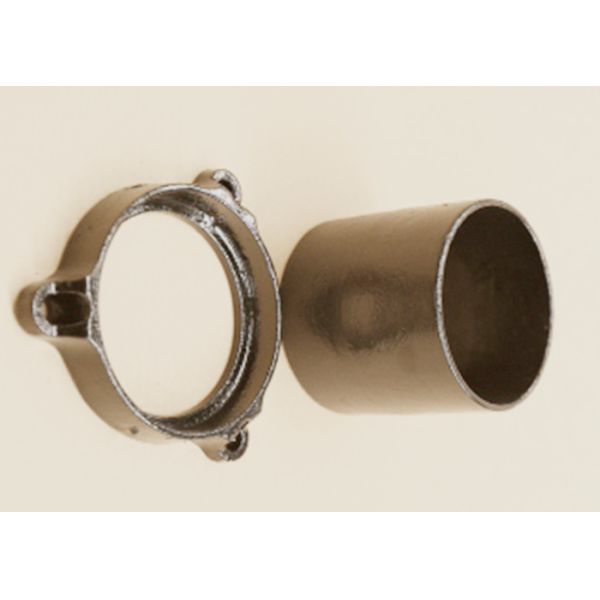 UKD Sand Casting Parts Pipe Connector With O Ring Brown Color JIS Standard