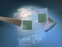Substrat carré de carbure de silicium de SiC Windows 2 pouces 4 pouces 6 pouces 8 pouces