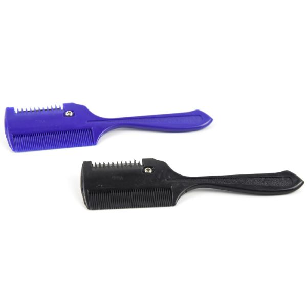 Plastic Horse Grooming Comb , Mane Trimming And Thinning Comb For Horses