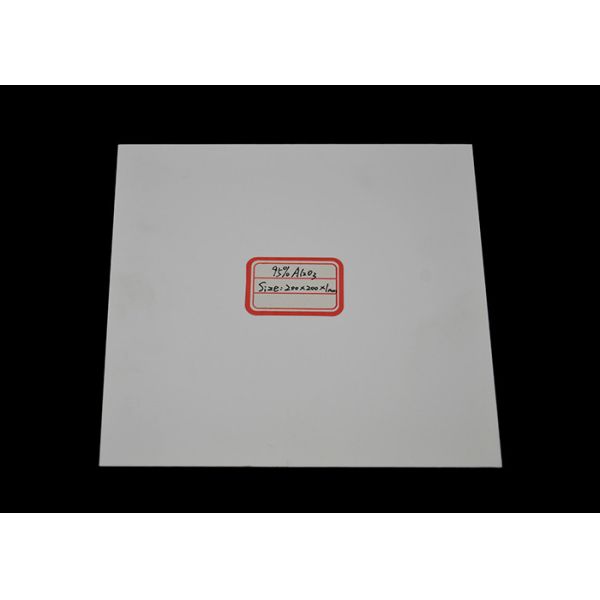 Industrial Heat Resistant 96% Aluminum Oxide Ceramic , Alumina Ceramic Plate