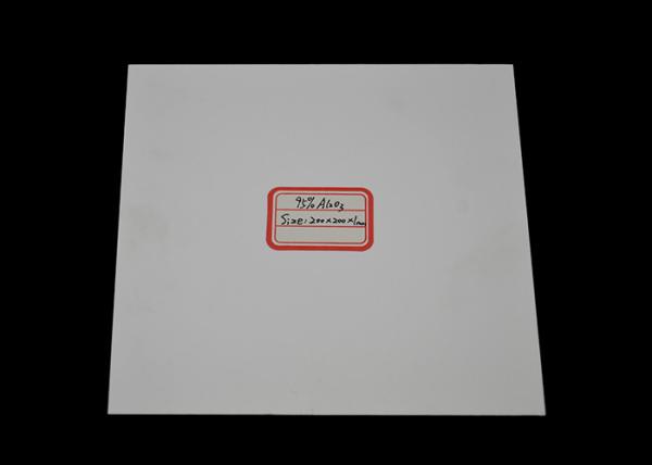 Industrial Heat Resistant 96% Aluminum Oxide Ceramic , Alumina Ceramic Plate