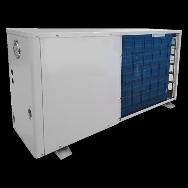 4.8KW Air To Water Heat Pump With Radiator Heating System Gray White Color Galvanized Sheet