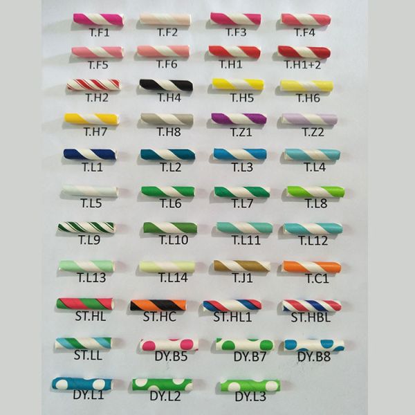 Food Grade Paper Straws Packaging Custom Box for Bar Accessories Type Drinking Straws