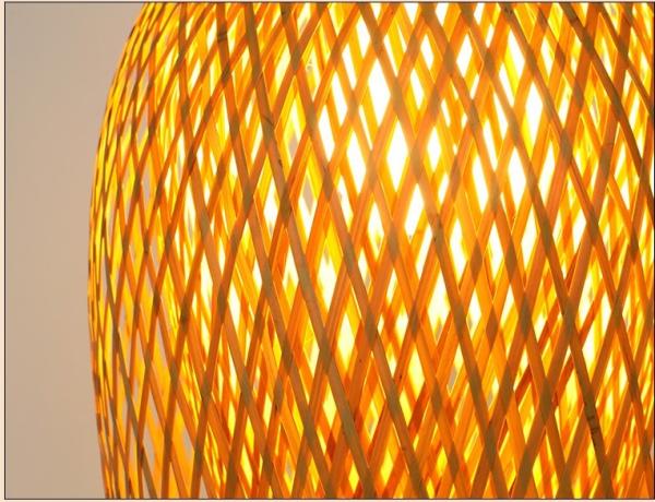 Chinese Hand Knitted Bamboo Art Pendant Lights Restaurant Caf Loft Hanging Pendant Lamp Fixture(WH-WP-37)