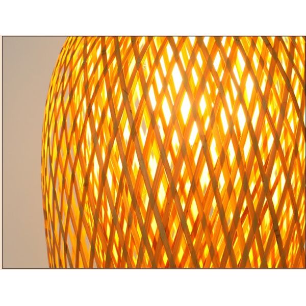 Chinese Hand Knitted Bamboo Art Pendant Lights Restaurant Caf Loft Hanging Pendant Lamp Fixture(WH-WP-37)
