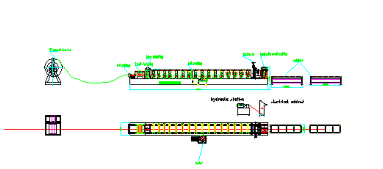 7.5kw Seamless Gutter Machine Fascia Roll Forming Machine 6 Inch