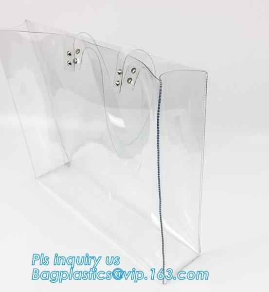 PVC Crossbody Messenger Shoulder Bag Sling Bag, Fashion PVC Transparent Shoulder Bag, PVC Shoulder Bag Travel Gym Tote B
