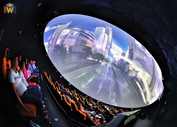 VR Dome Cinema 4D 9D Flying Theater with CE Certification
