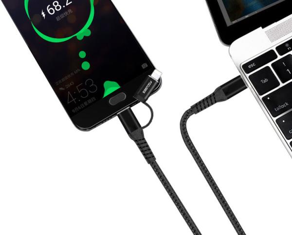 20AWG 3A PD 18W USB Lightning Charger Cable Oxygen Free Copper
