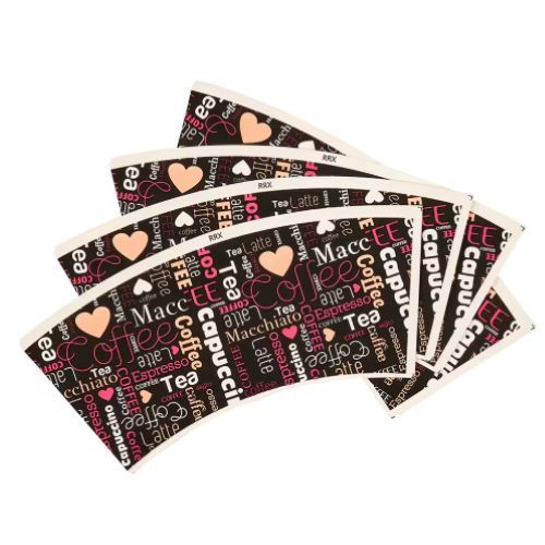 Papel recubierto de PE anti-permeabilidad de doble cara para láminas de abanico de vasos de café para fabricar vasos de papel para embalaje de alimentos