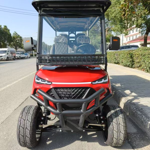 Modern Chassis 6 Seat Street Legal Trailer Vintage Golf Cart Retrofit