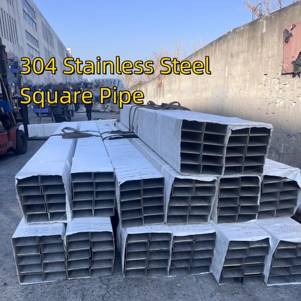 Stainless Steel 304 Square Pipe ASTM AISI DIN 1.4301 304 Stainless Steel Square/Rectangle/Oval Pipe