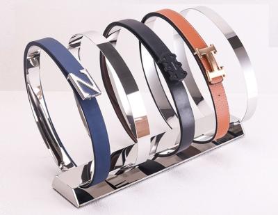 5pcs Custom Metal Retail Display Rack 770mm Belt And Tie Rack Belt Organizer